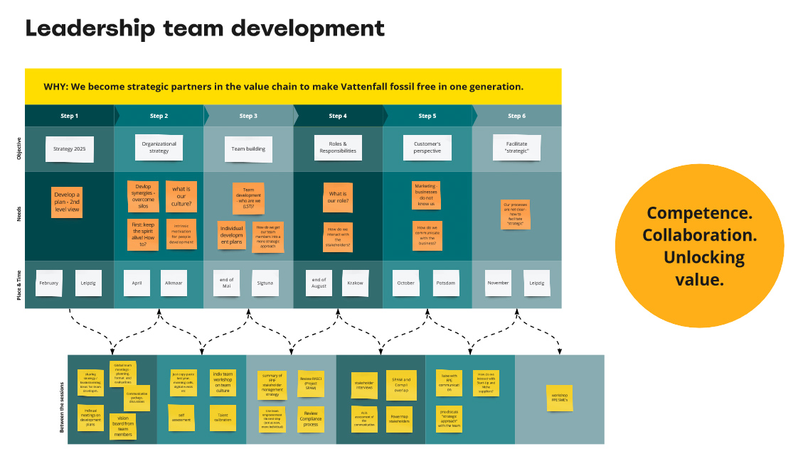 Vattenfall leadership team development